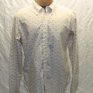 Guess Reverse Print Long Sleeve Size Xl Shirt